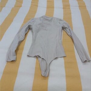 Long Sleeve Beige Nuud Bodysuit